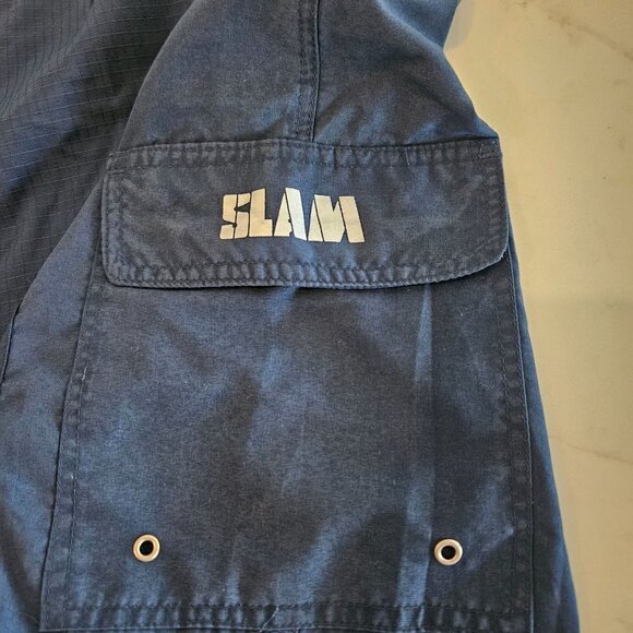 SLAM Advanced Technology Sportswear Active Board Shorts Navy Men's Size 3XL - Picture 4 of 14